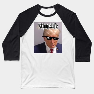 Trump Mugshot Baseball T-Shirt